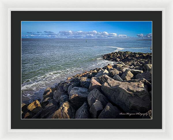 At the coast - Framed Print