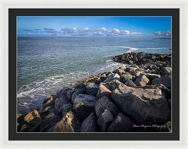 At the coast - Framed Print