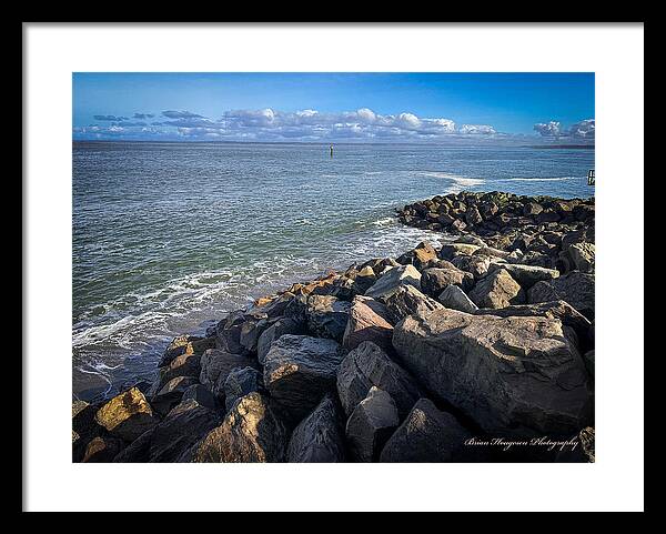 At the coast - Framed Print