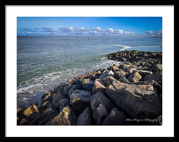 At the coast - Framed Print