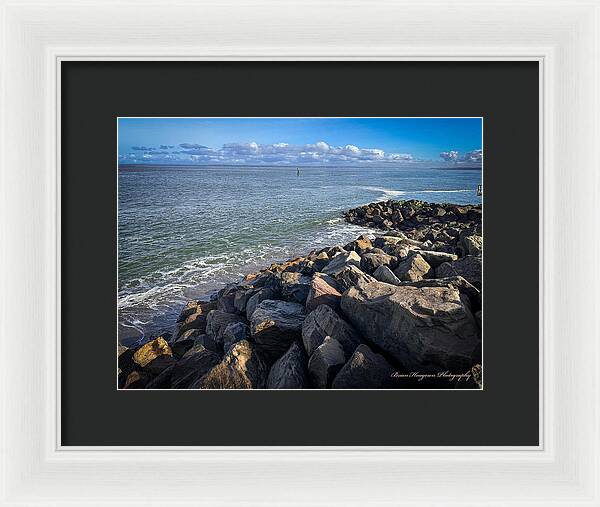 At the coast - Framed Print