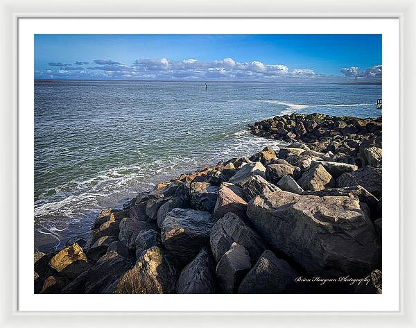 At the coast - Framed Print
