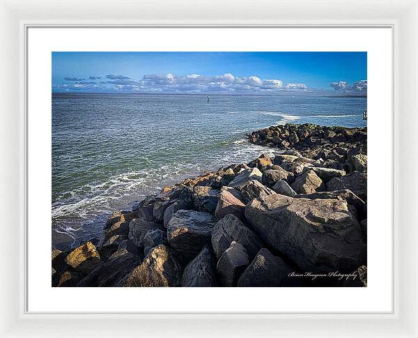At the coast - Framed Print