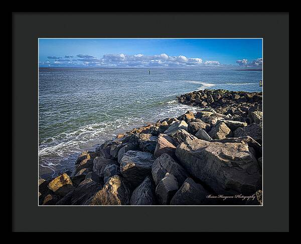 At the coast - Framed Print
