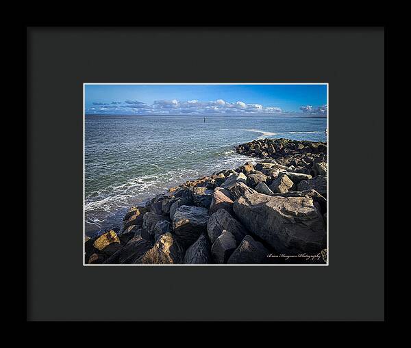 At the coast - Framed Print