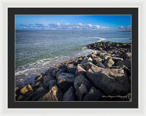 At the coast - Framed Print