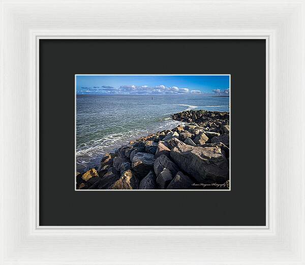 At the coast - Framed Print