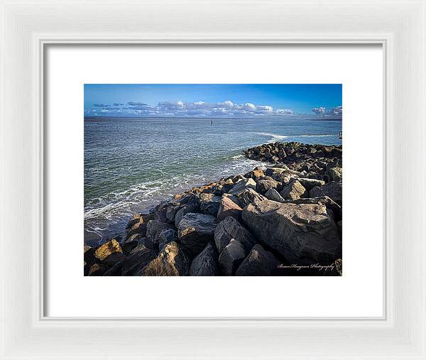At the coast - Framed Print