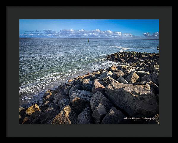 At the coast - Framed Print