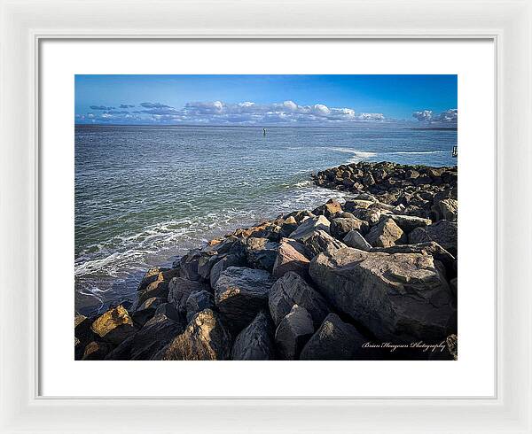 At the coast - Framed Print