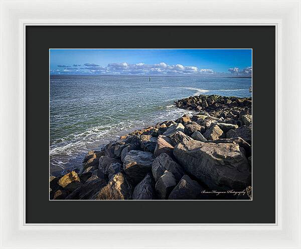 At the coast - Framed Print