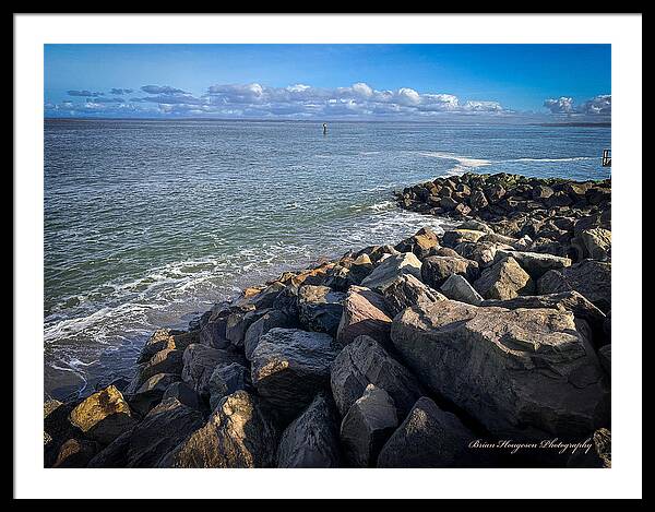 At the coast - Framed Print