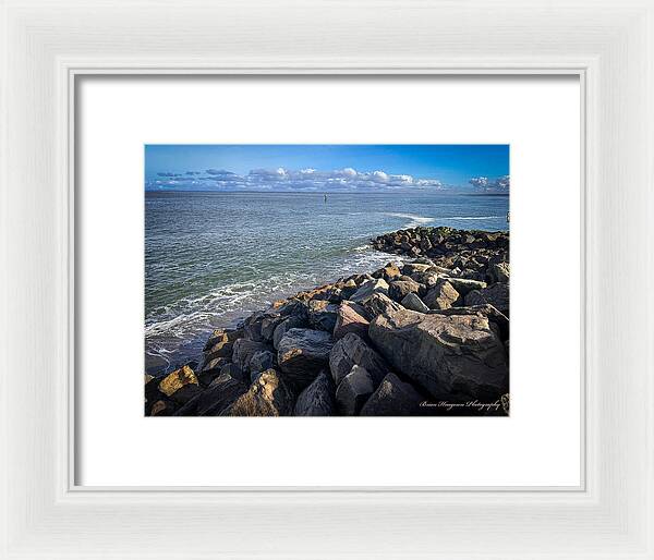 At the coast - Framed Print