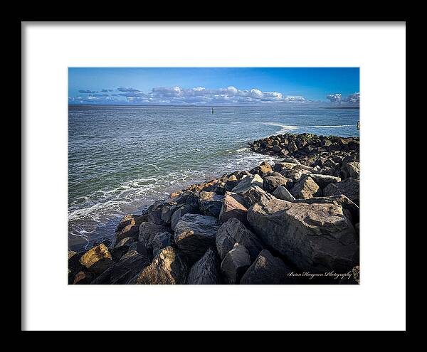 At the coast - Framed Print