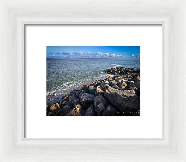 At the coast - Framed Print