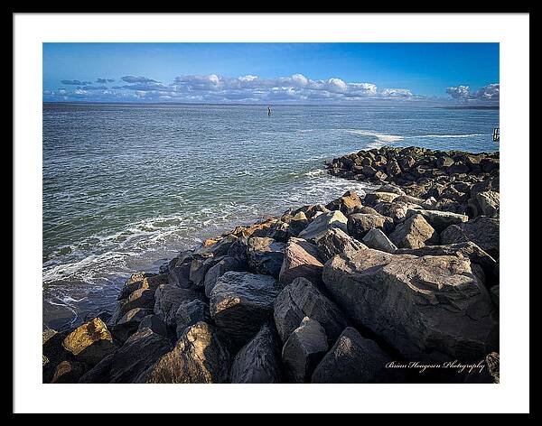 At the coast - Framed Print