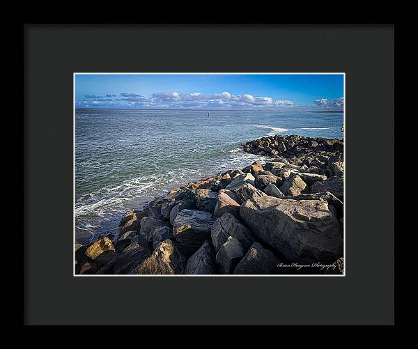 At the coast - Framed Print