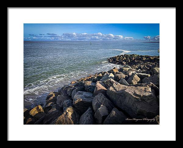 At the coast - Framed Print