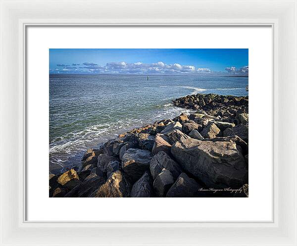 At the coast - Framed Print