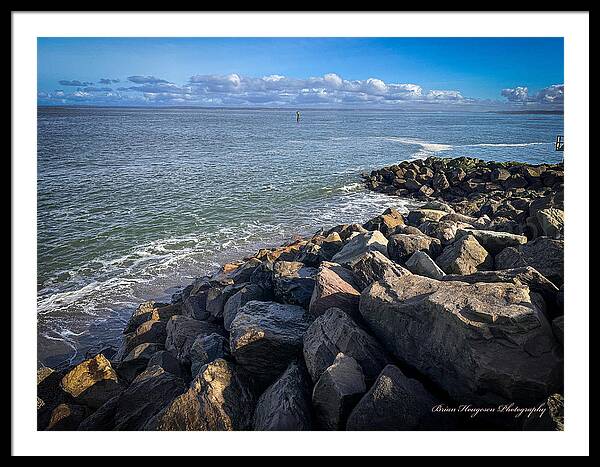 At the coast - Framed Print