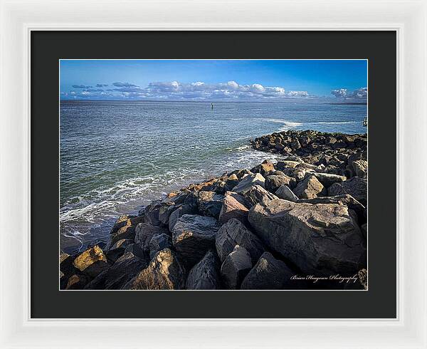 At the coast - Framed Print
