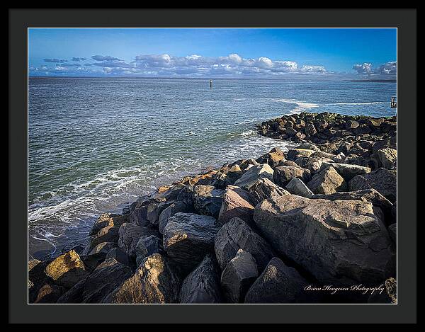At the coast - Framed Print