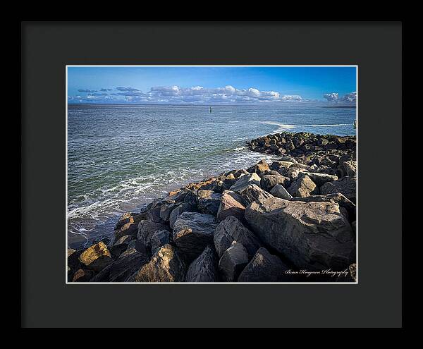 At the coast - Framed Print