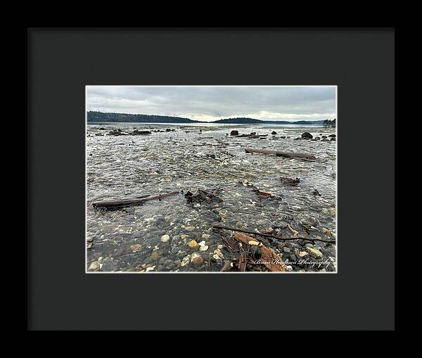 At the sound - Framed Print