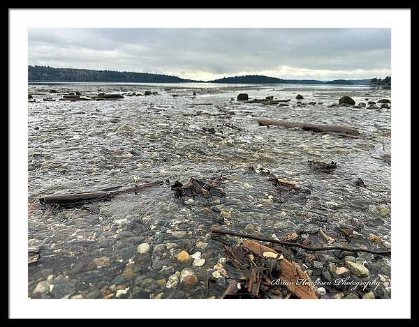 At the sound - Framed Print