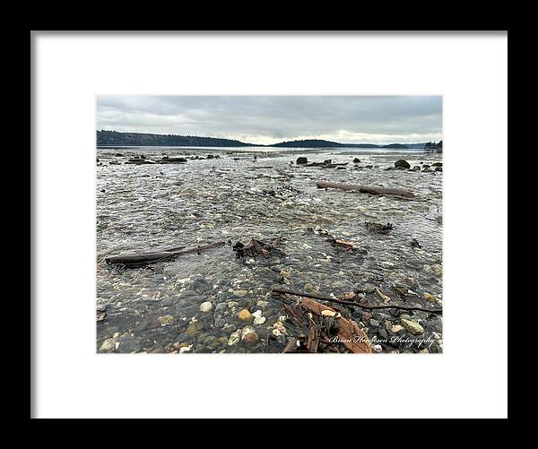 At the sound - Framed Print