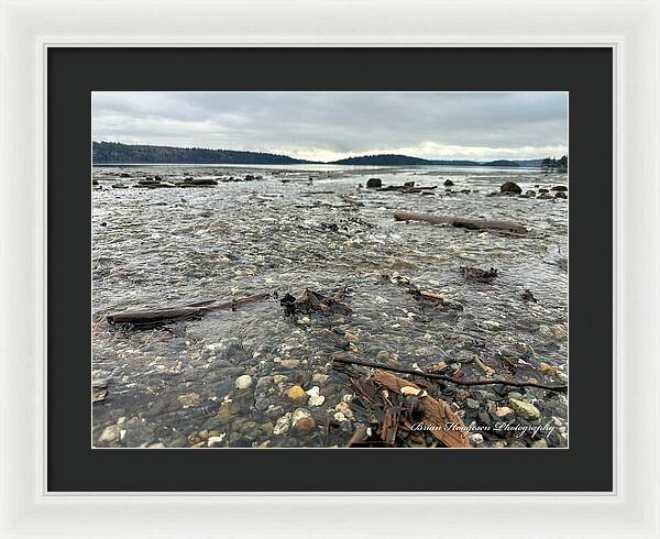 At the sound - Framed Print
