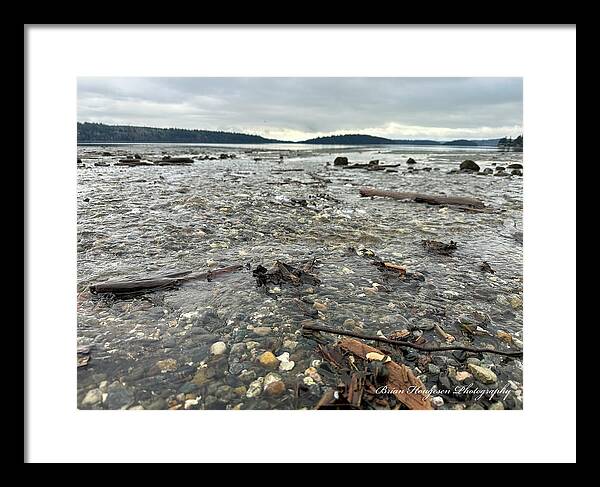 At the sound - Framed Print