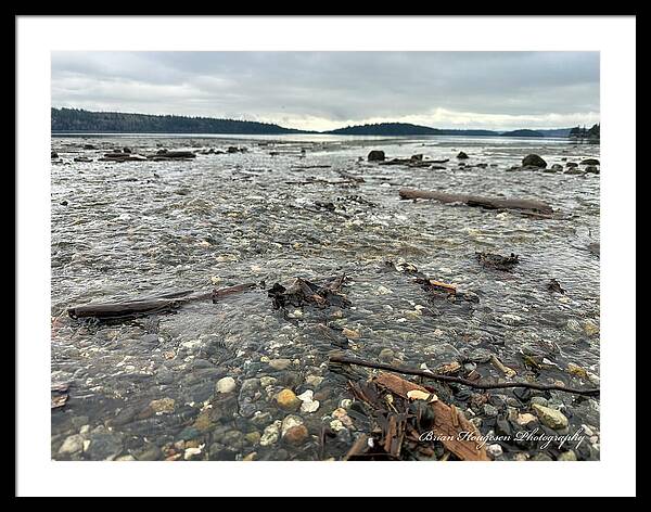 At the sound - Framed Print