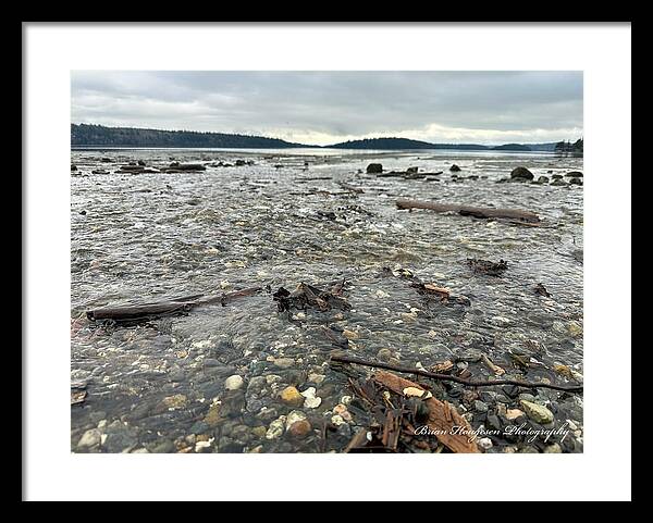At the sound - Framed Print