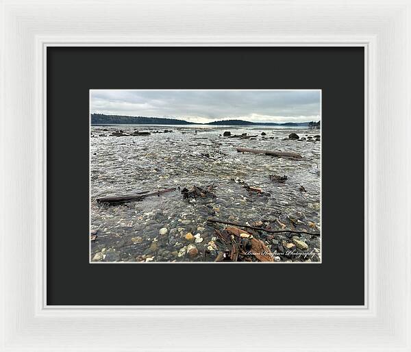 At the sound - Framed Print