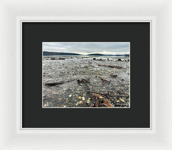 At the sound - Framed Print