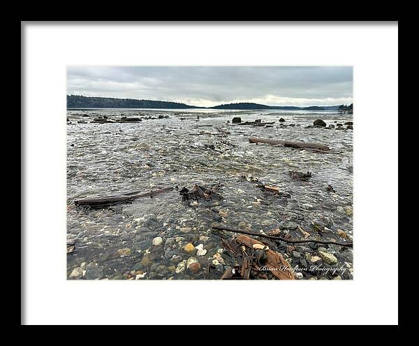 At the sound - Framed Print