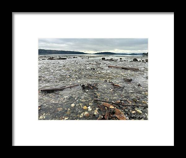 At the sound - Framed Print