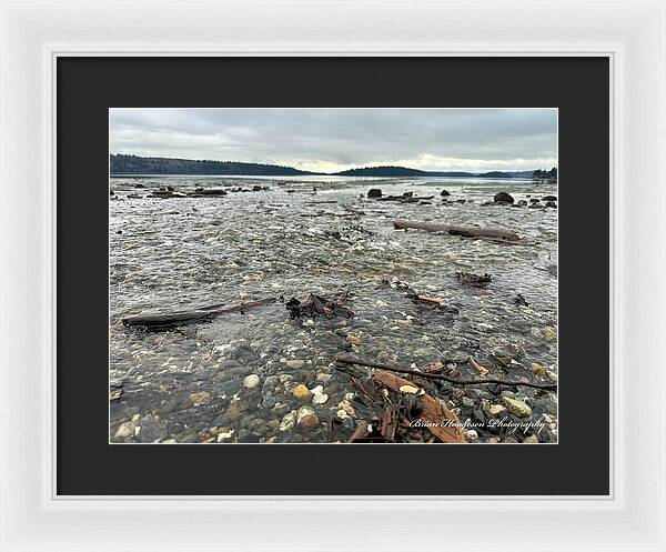 At the sound - Framed Print