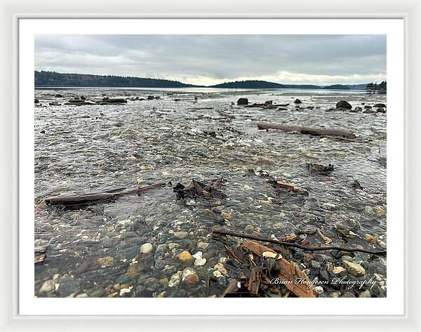 At the sound - Framed Print
