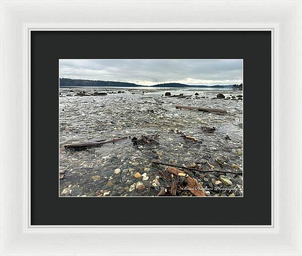 At the sound - Framed Print
