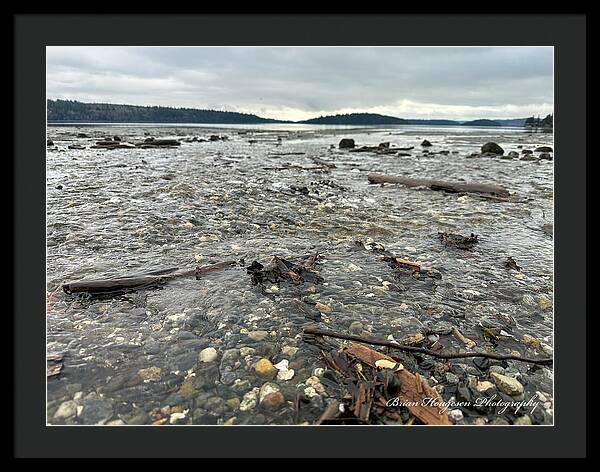 At the sound - Framed Print