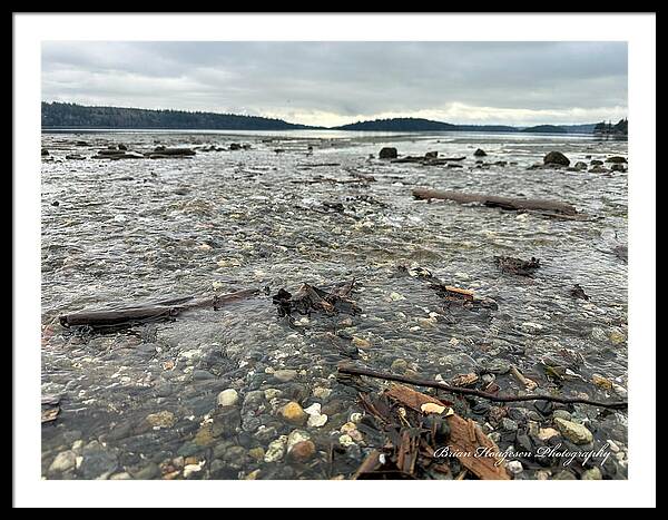 At the sound - Framed Print