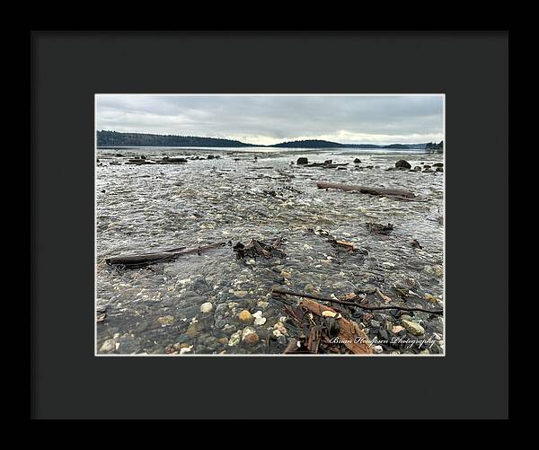 At the sound - Framed Print
