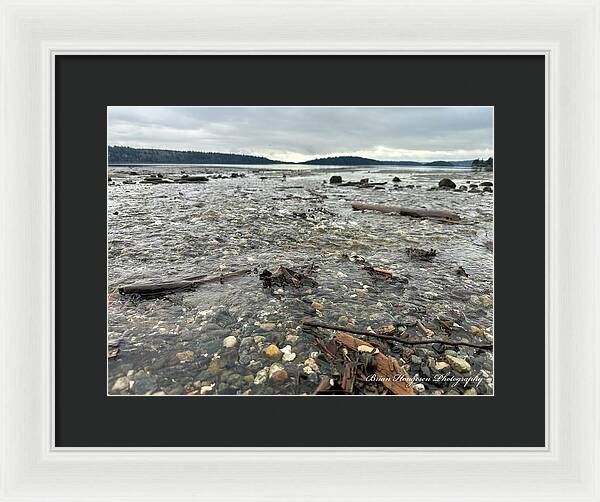 At the sound - Framed Print