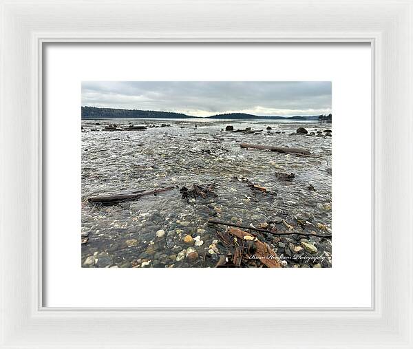 At the sound - Framed Print