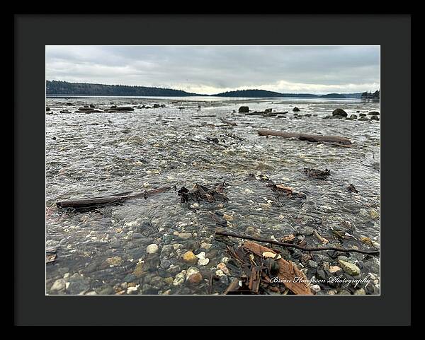 At the sound - Framed Print