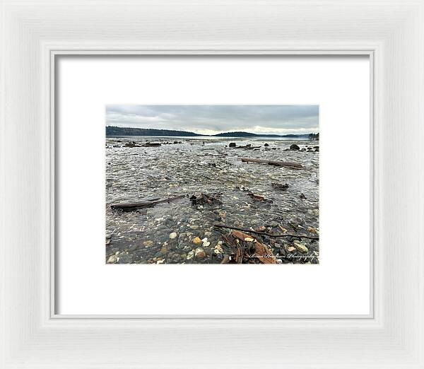 At the sound - Framed Print