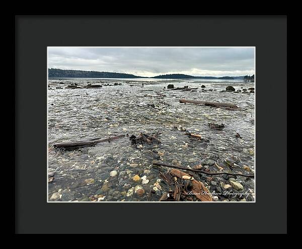 At the sound - Framed Print