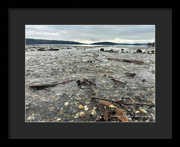 At the sound - Framed Print